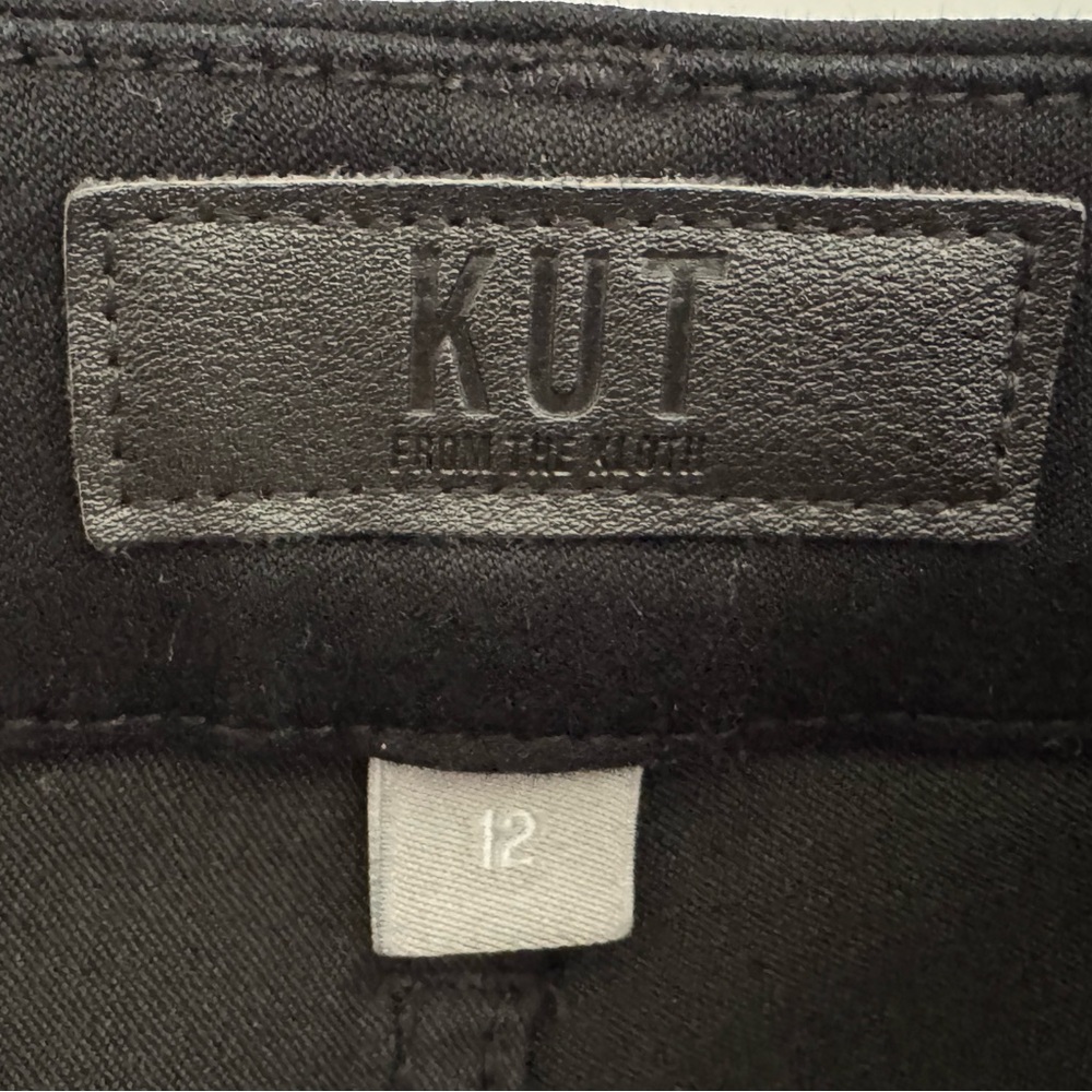 Kut from the Kloth black Meg High Rise Wide Leg Jeans (12) - Picture 4 of 4